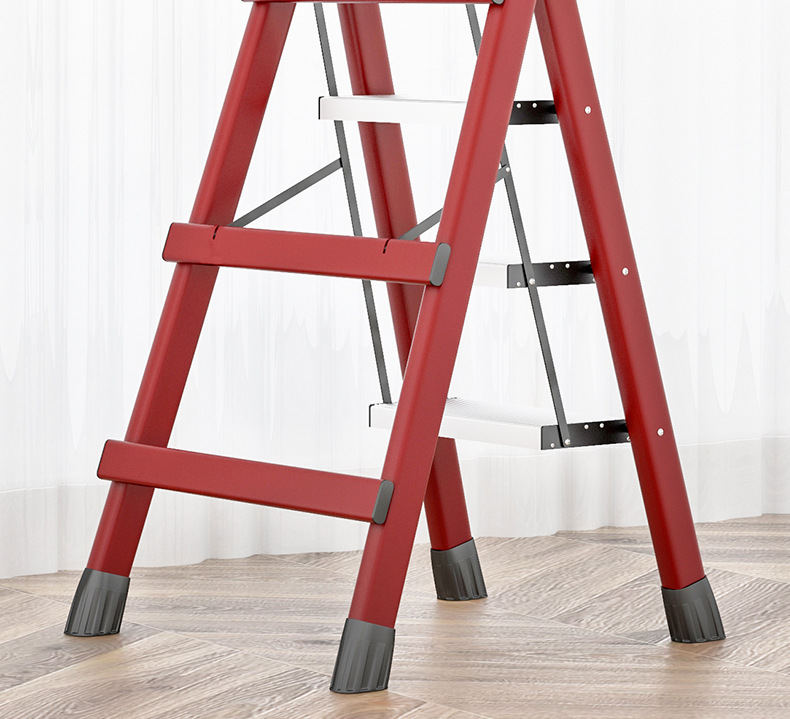 家用折叠梯室内加厚人字梯多功能楼梯铝合金踏板四五步梯登高梯子详情16