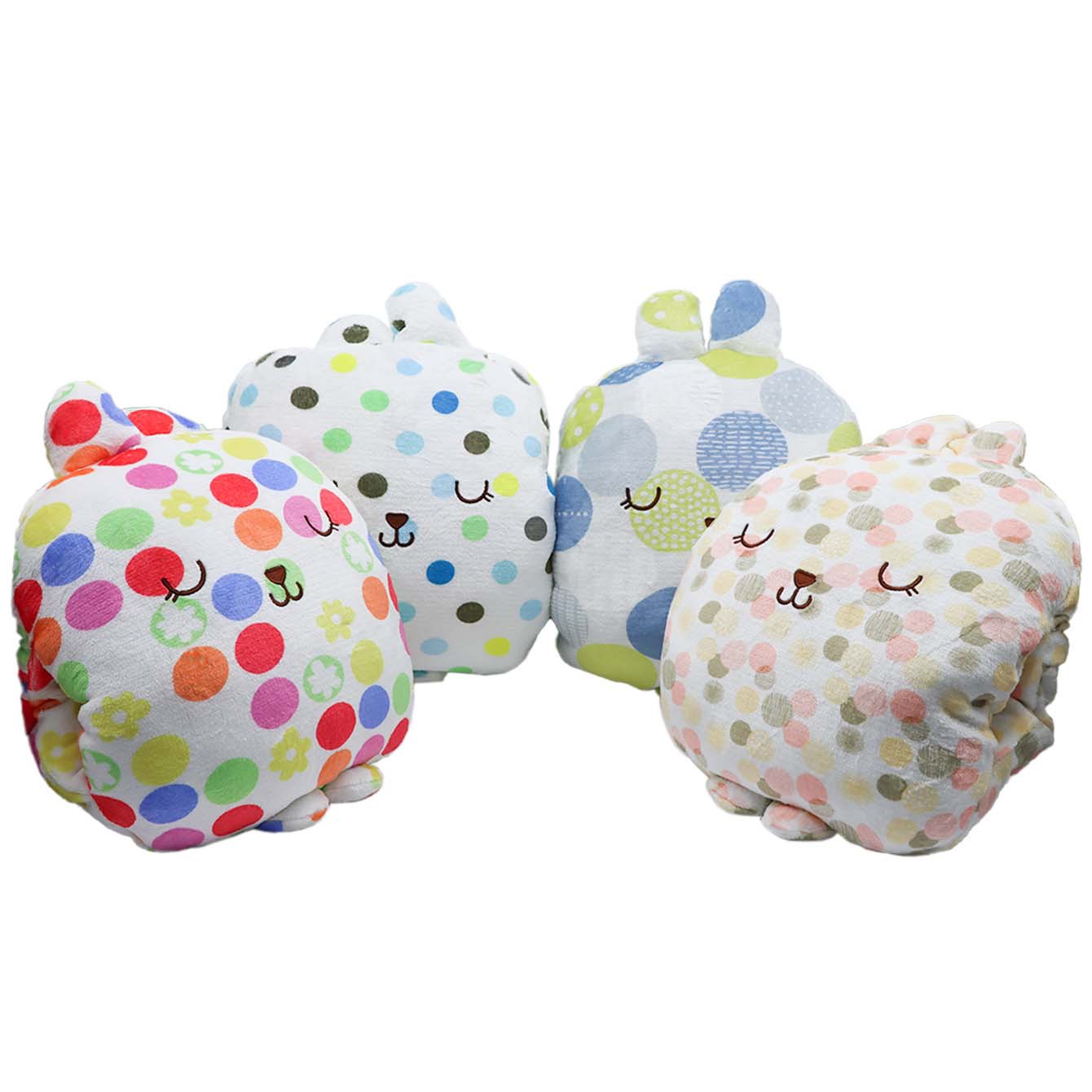 Warm hand pillow blanket, flannel three-in-one, plush rabbit doll pillow, plush doll, multi-functional warm cushion pic 4