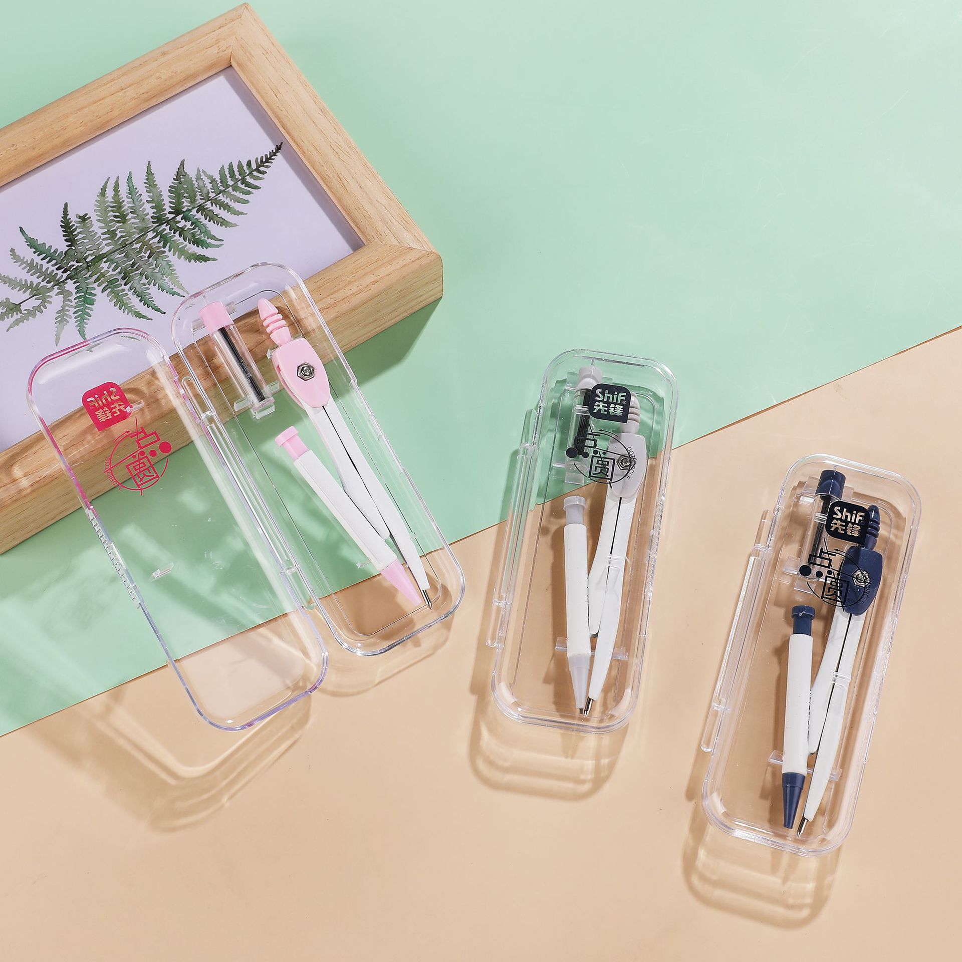 Pioneer 3083 Compass 2-piece Multi-functional student learning Supplies, Math Drawing Set, specially designed for exam drawing pic 5