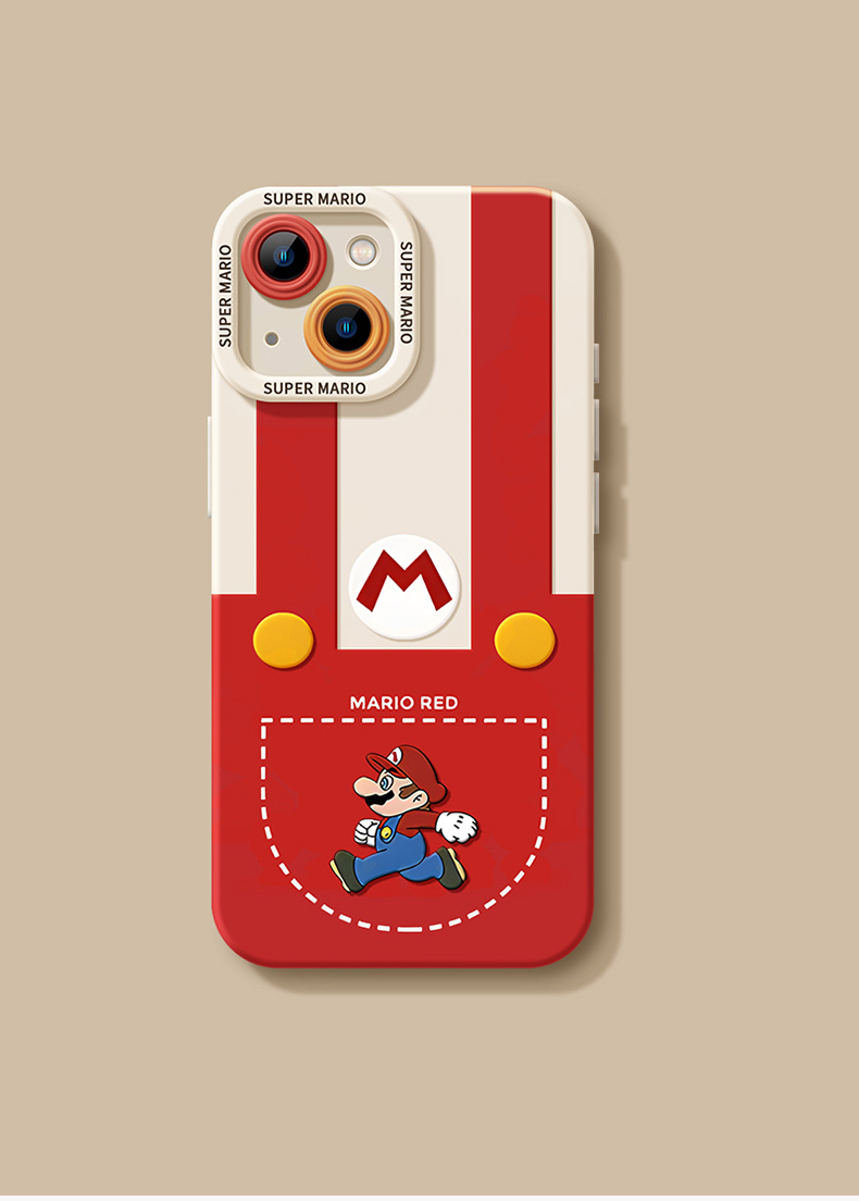 优思顿适用苹果16promax手机壳iphone16马里奥15pro新款14硅胶13详情11