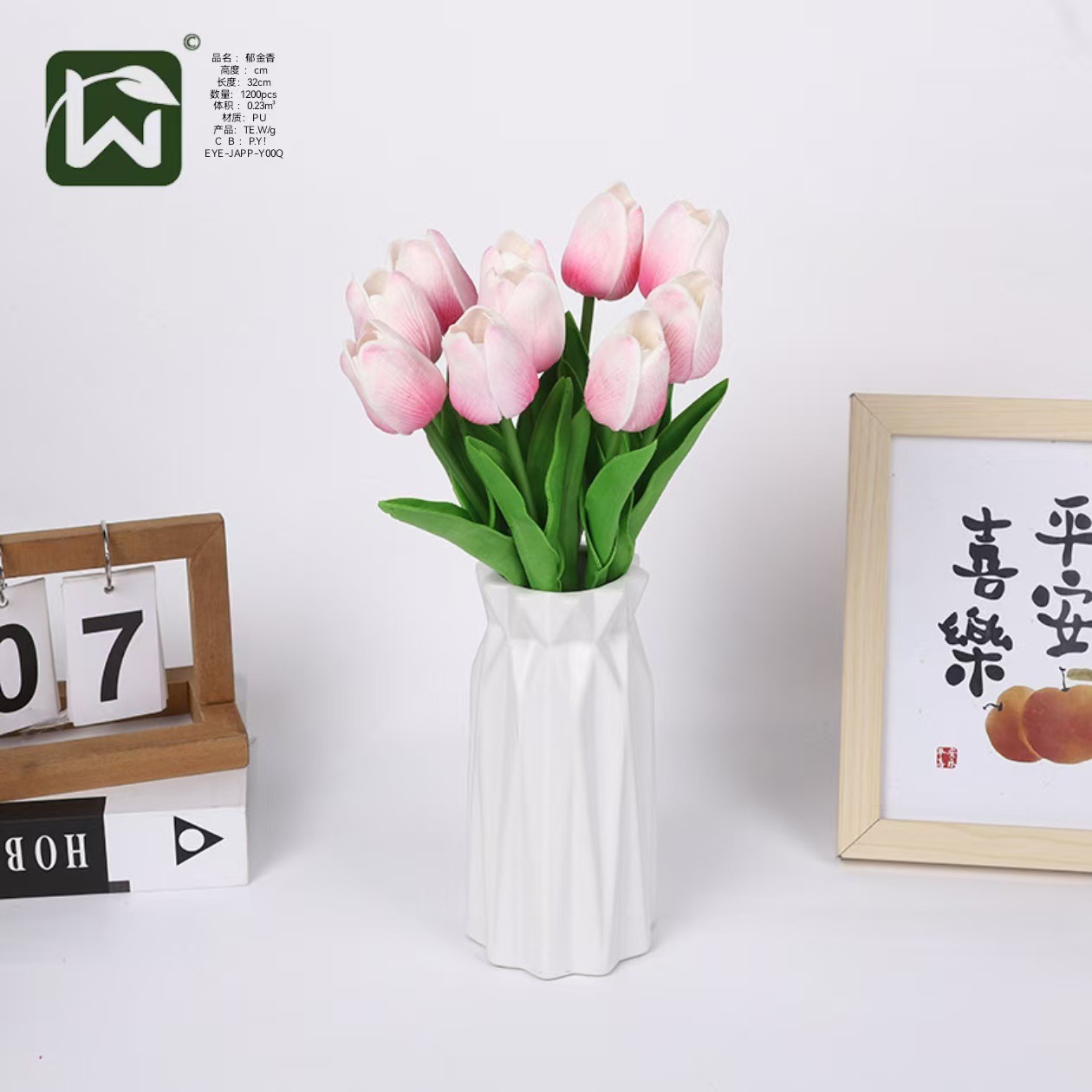 Factory direct sales of PU tulips with a touch of glue, calla lilies, artificial flowers, single stems wholesale, home living room and bedroom artificial flowers pic 20