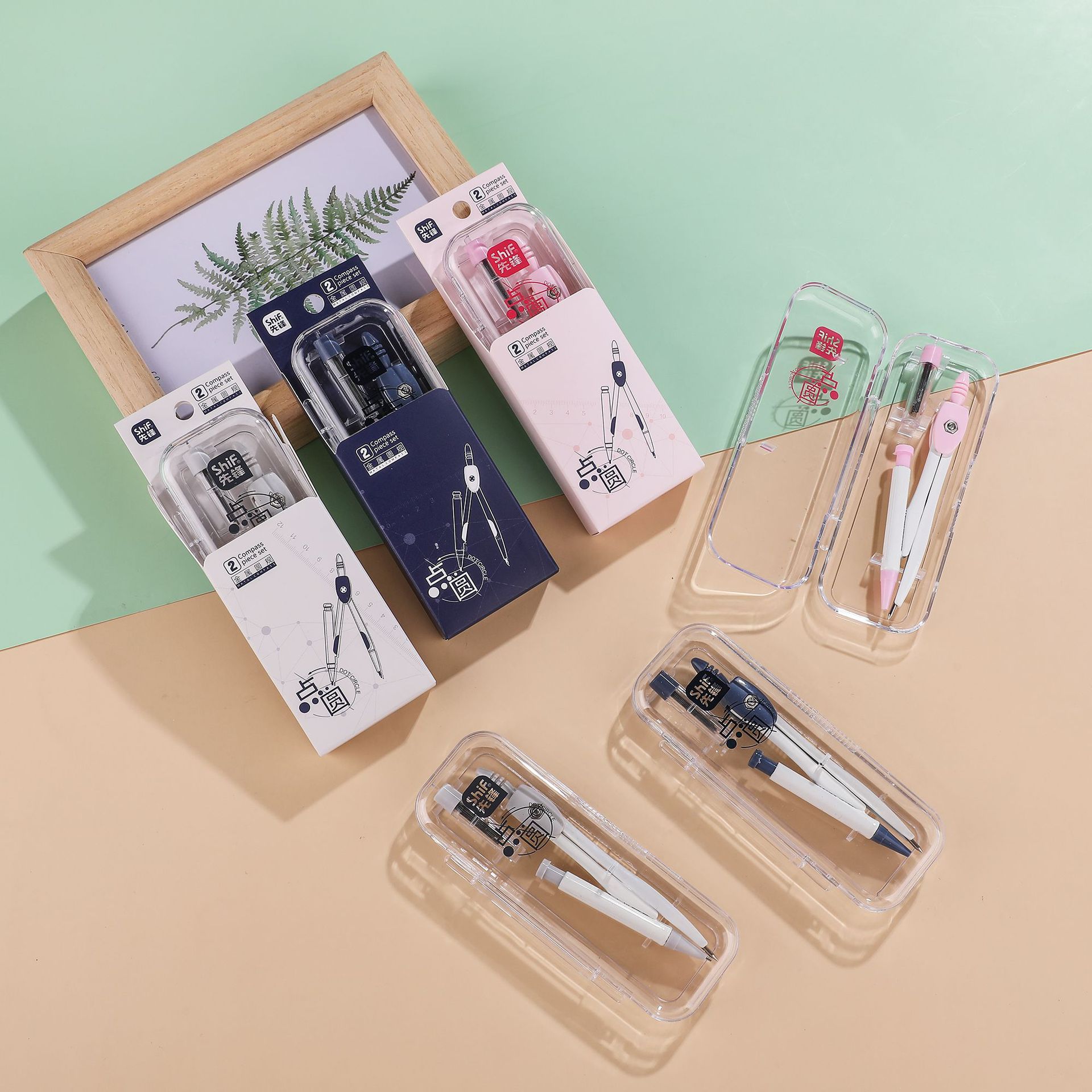 Pioneer 3083 Compass 2-piece Multi-functional student learning Supplies, Math Drawing Set, specially designed for exam drawing pic 7