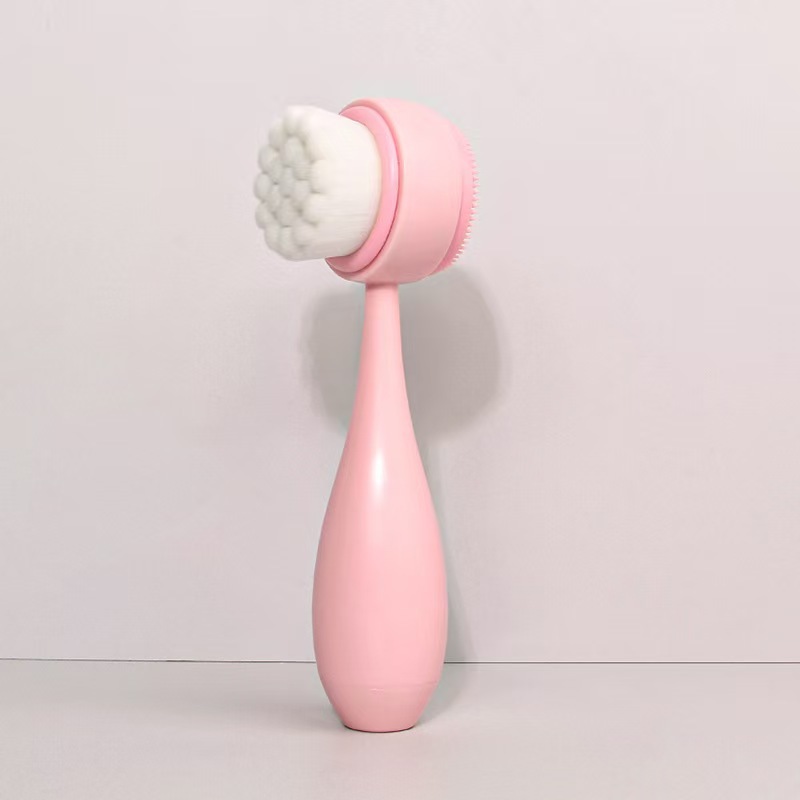 瑛秀美洗脸刷软毛硅胶洁面仪便携款手动洁面刷洗脸清洁毛孔可定制化妆工具厂家直销详情6
