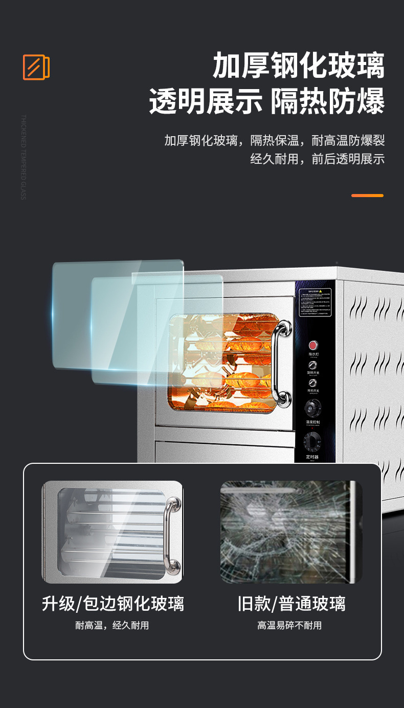Commercial sweet potato roasting machine, mobile stall roasting equipment, fully automatic electric heating and gas optional, sweet potato and corn roasting integrated machine pic 14