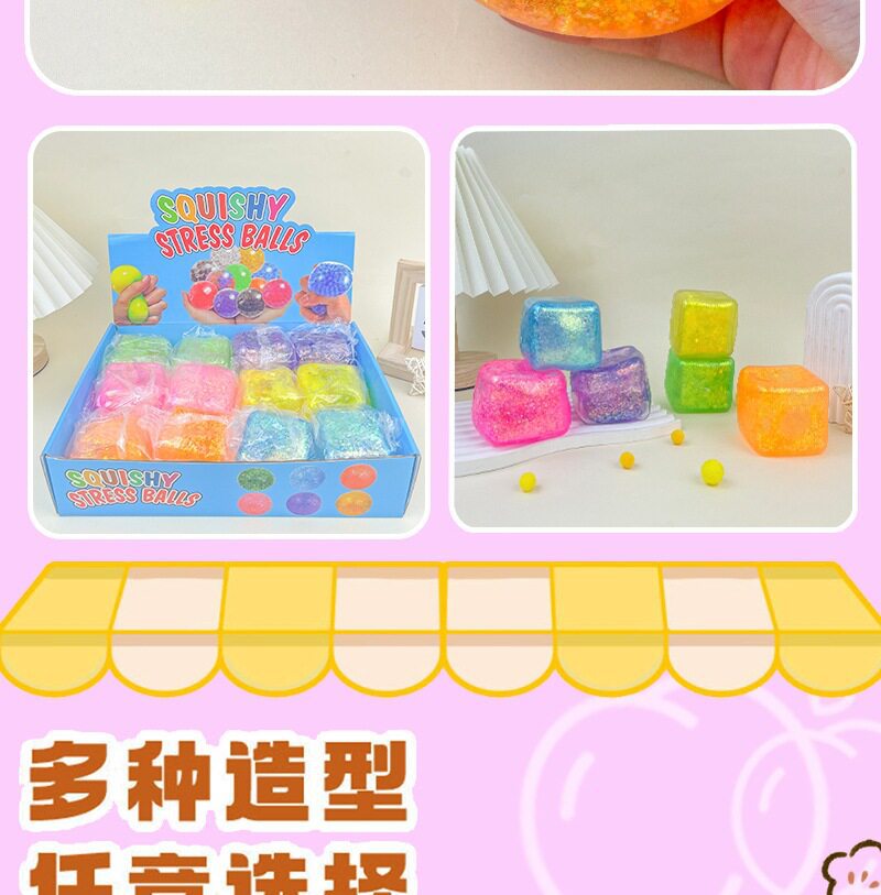 Cross-border new flow pattern ice cube maltose toy ice cube cube maltose mold pic 6