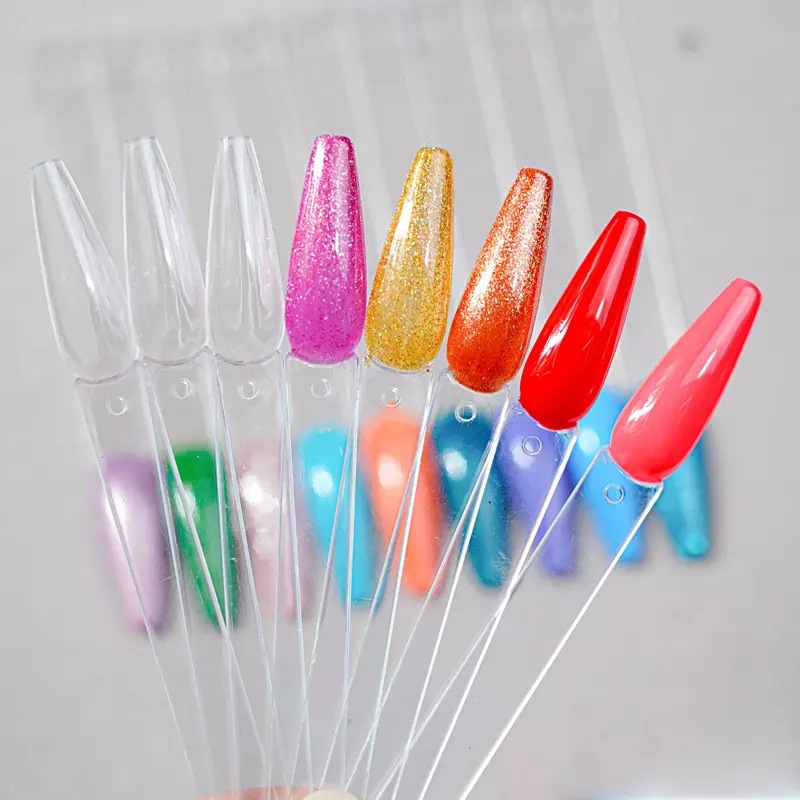 Nail art tools: 50 pieces, nail art fan-shaped color cards, nail polish color cards, nail polish color plates, nail practice nail pieces pic 2
