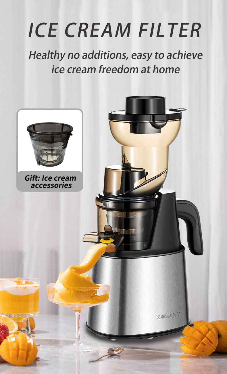 Cross-border SOKANY01010 JUICER, slow juicer, juice separation, Lock nutrition Juicer pic 5