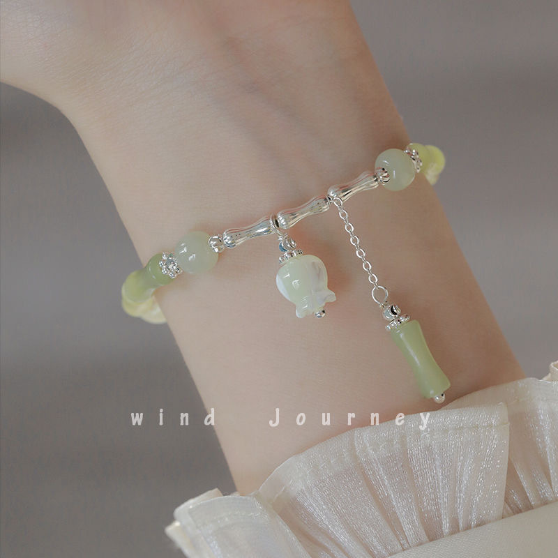 蝶恋花手链六条装蝶贝蝴蝶串珠手链新中式轻奢小众高级感手饰详情1