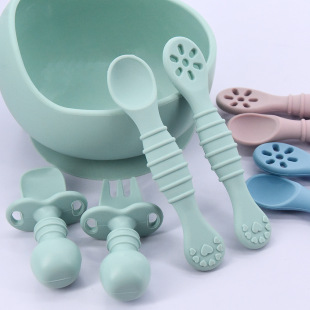 宝宝吃饭围兜硅胶3D立体式防水围兜婴幼儿喂饭口水兜大开口免水洗详情12