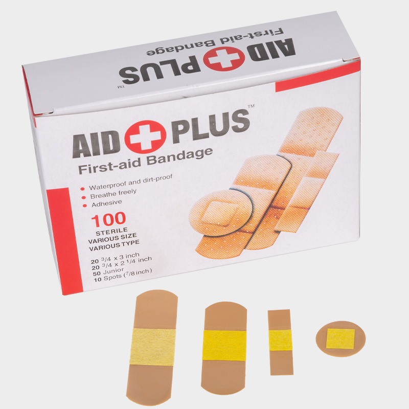 100 pieces of combination skin color micro-hole PVC band-aids and 4 types of combination band-aids are only for foreign trade export pic 6