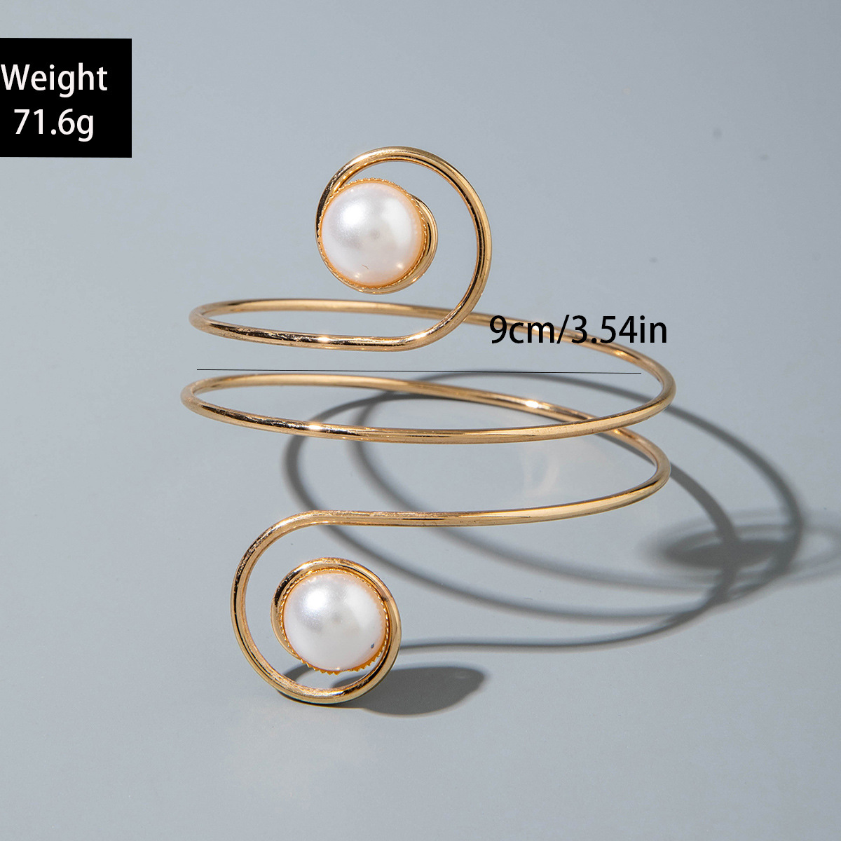 亚马逊跨境个性冷淡风海星手臂镯线条计感蝴蝶环形开口臂镯女详情105