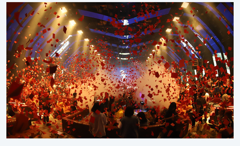 2025新款大型彩虹机户外舞台演出氛围制造二氧化碳彩纸机开业大型婚庆活动酒吧夜店氛围渲染喷纸机厂家批发详情11