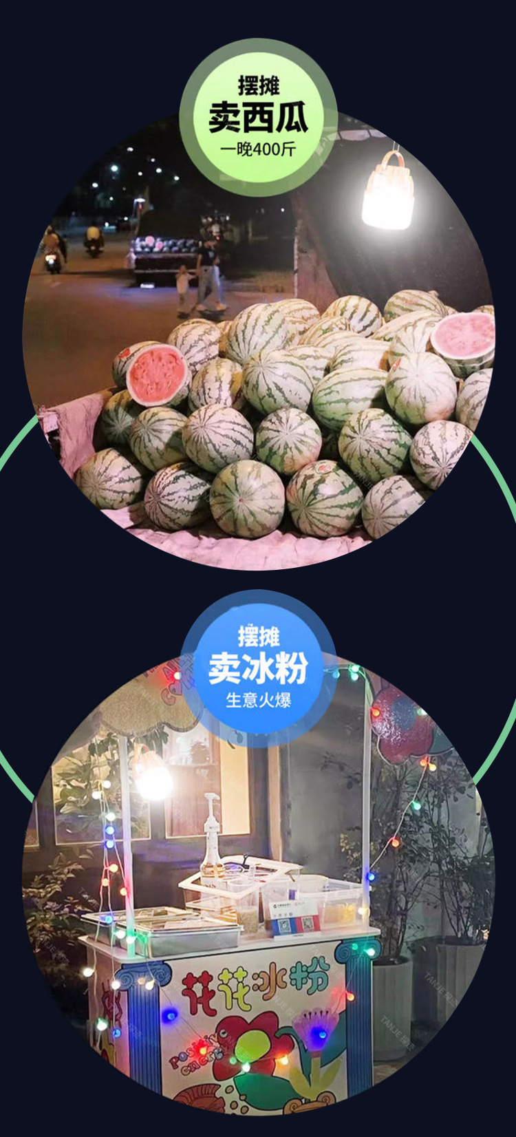 Best-selling digital electric display solar bulb lamp, outdoor camping atmosphere lamp, portable multi-functional tent lamp, camping lamp pic 5