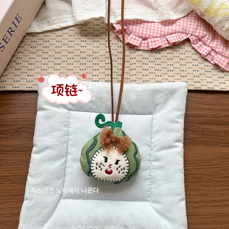 韩版卡通可爱水果立体塞棉手工胸针配饰毛线针织衣服宝宝胸针配饰详情14