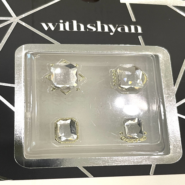 新款异形水钻美甲饰品平底透明玻璃钻自粘美甲贴美甲装饰品详情9