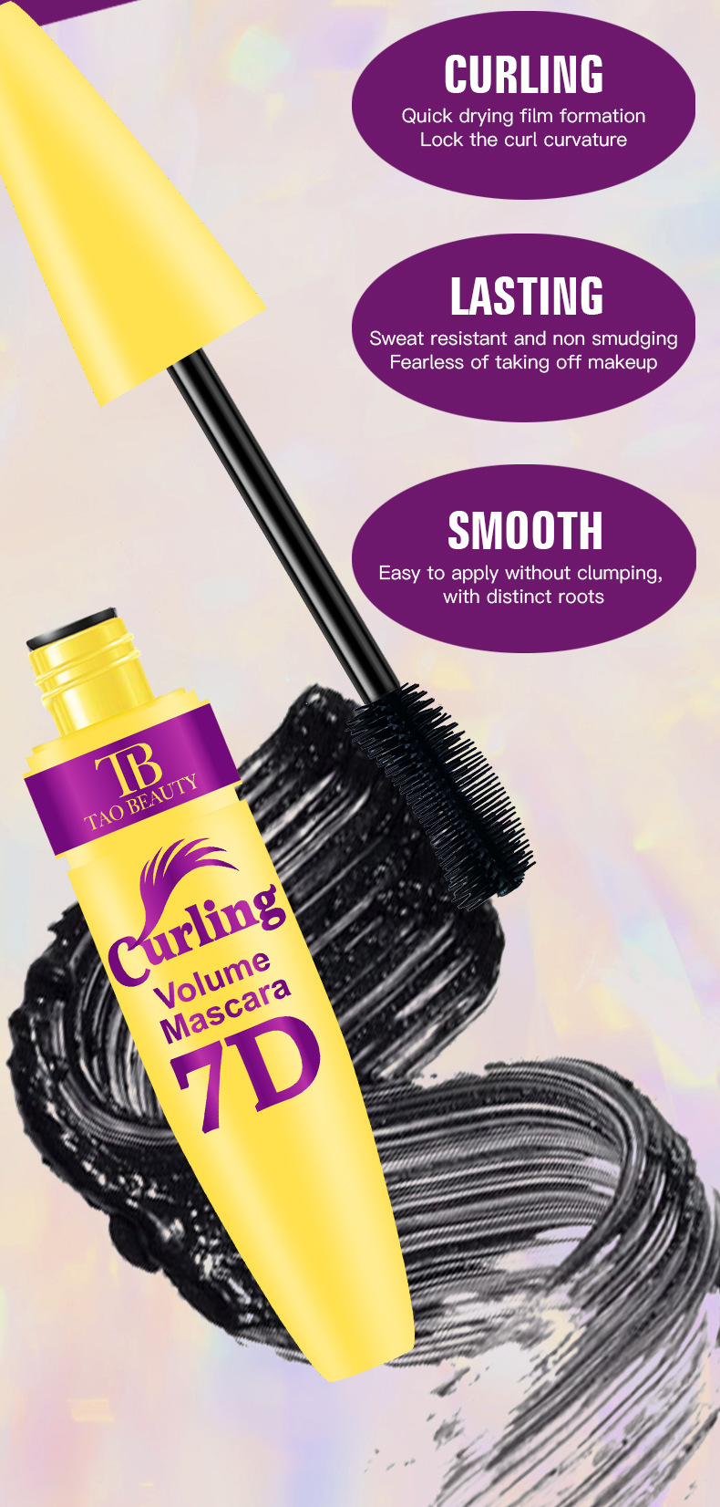 【 Cross-border Exclusive 】Tao Beauty Mascara Eyeliner Pen is waterproof, sweat-proof, long, thick, smooth and long-lasting pic 7