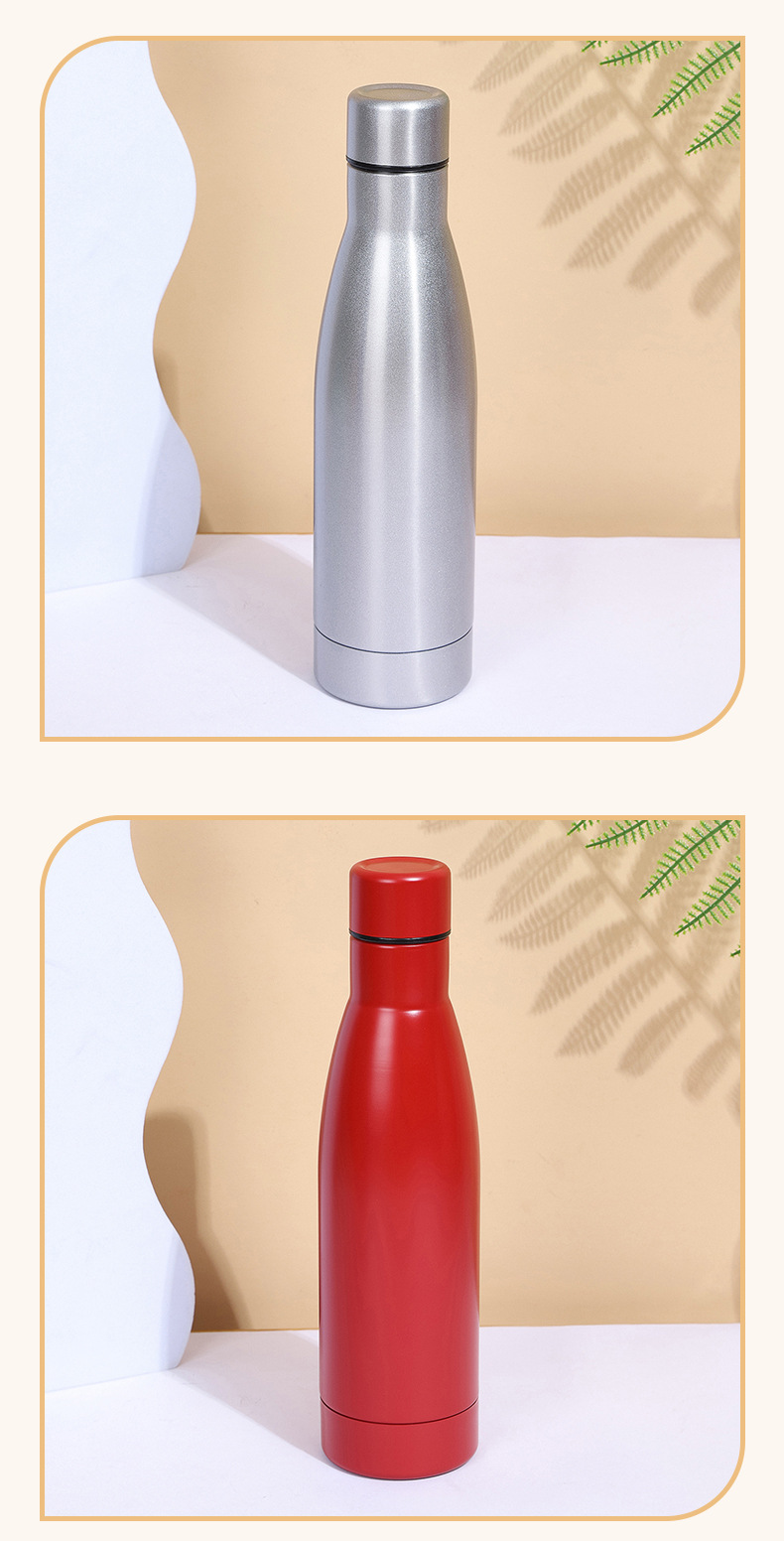 Cross-lens foreign trade cork bottom business 304 insulated cup, stainless steel vacuum double-layer portable coffee cup, car cup pic 11