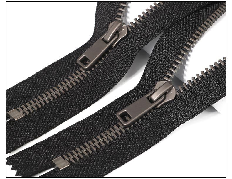 5号金属拉链y牙闭尾雾枪色20cm黄铜拉锁 服装箱包口袋拉链条批发详情20