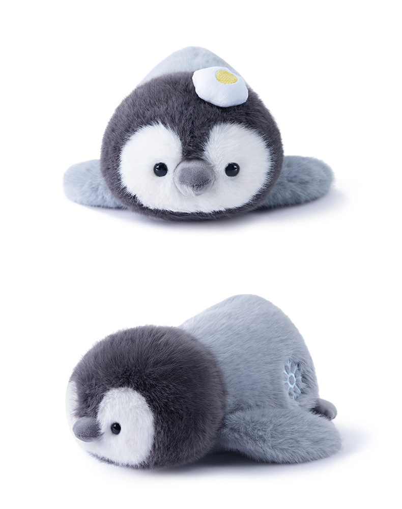 多爱正版趴姿胖胖小企鹅毛绒玩具办公室午睡抱枕安抚哄睡玩偶批发详情6