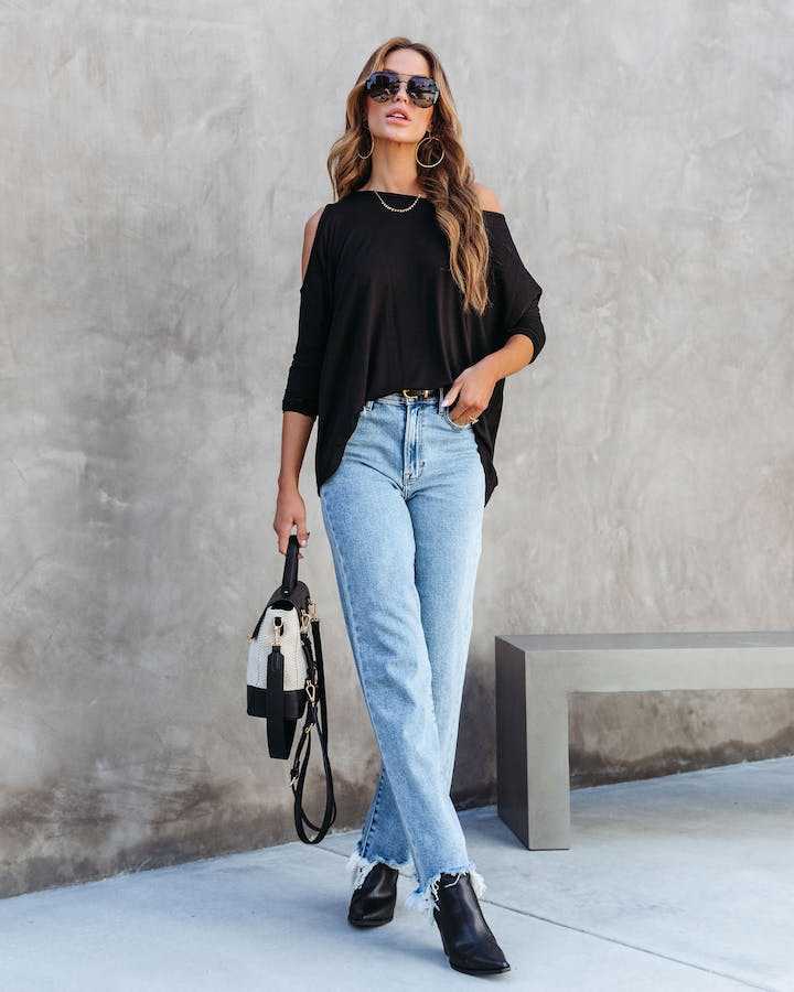 2023 Summer New European and American washed high-waisted denim Amazon Fashion Casual fringed trousers for women pic 18