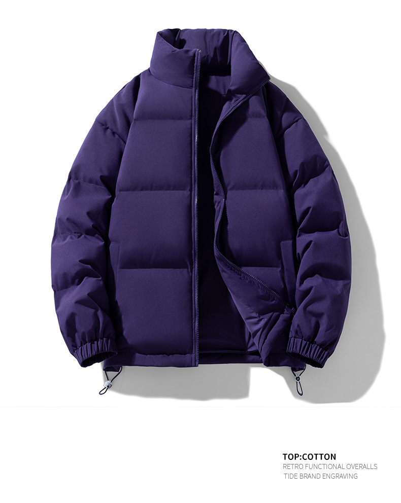 NASA立领潮流棉服男女生新款冬季加厚保暖羽绒休闲宽松面包服情侣详情24