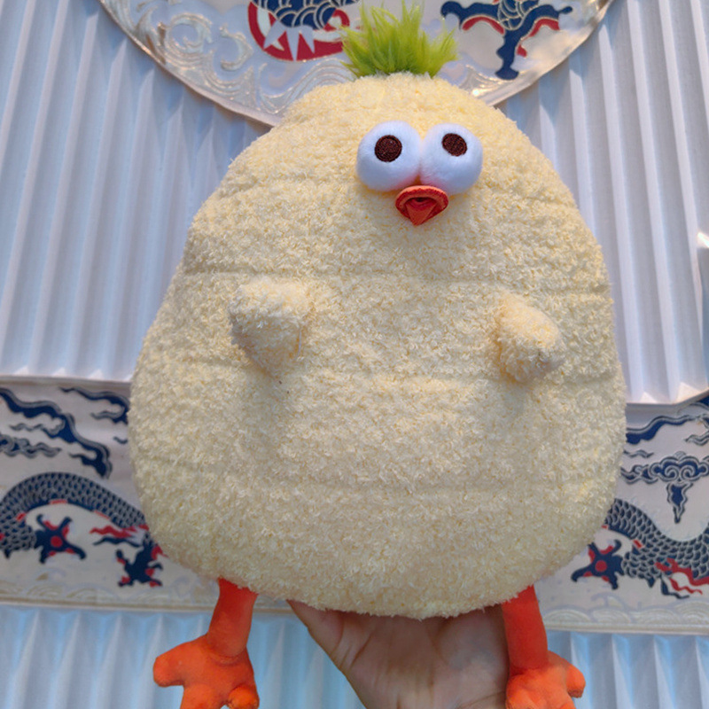 Fun hamburger chicken, stuffed pillow, sandwich chicken doll, funny plush toy, home sofa, personalized decoration pic 14