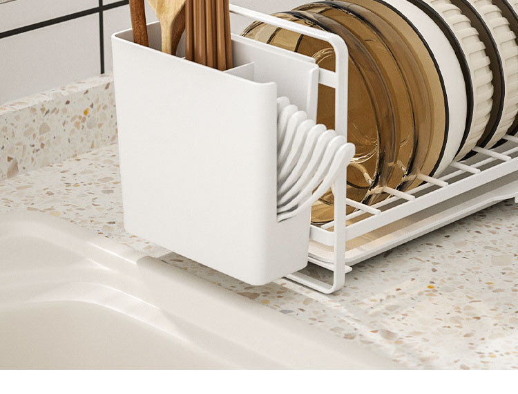 Bowl and plate storage rack, cupboard bowl rack, small cabinet interior storage rack, kitchen bowl and plate draining carbon steel storage and organization rack pic 20