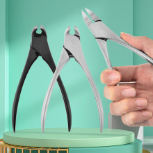 爆款防飞溅指甲钳不锈钢宽口厚硬甲专用家用指甲刀详情19
