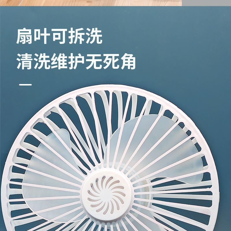 爆款一体式香薰三插头小风扇 家用厨房卧室床头 带开关办公室风扇详情10
