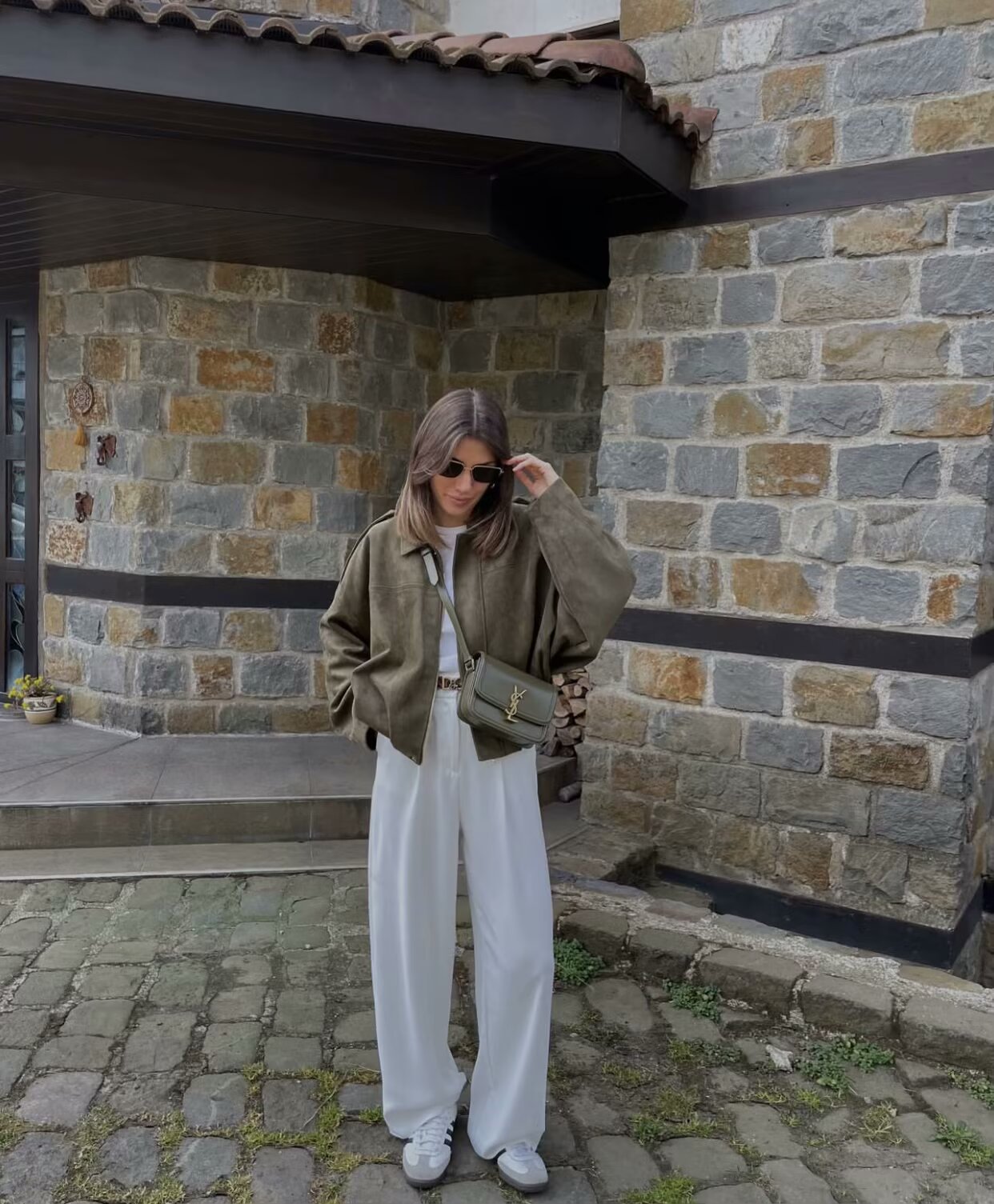 速卖通跨境批发欧美女装2025时尚飞行员夹克蝙蝠袖拉链休闲上衣详情25