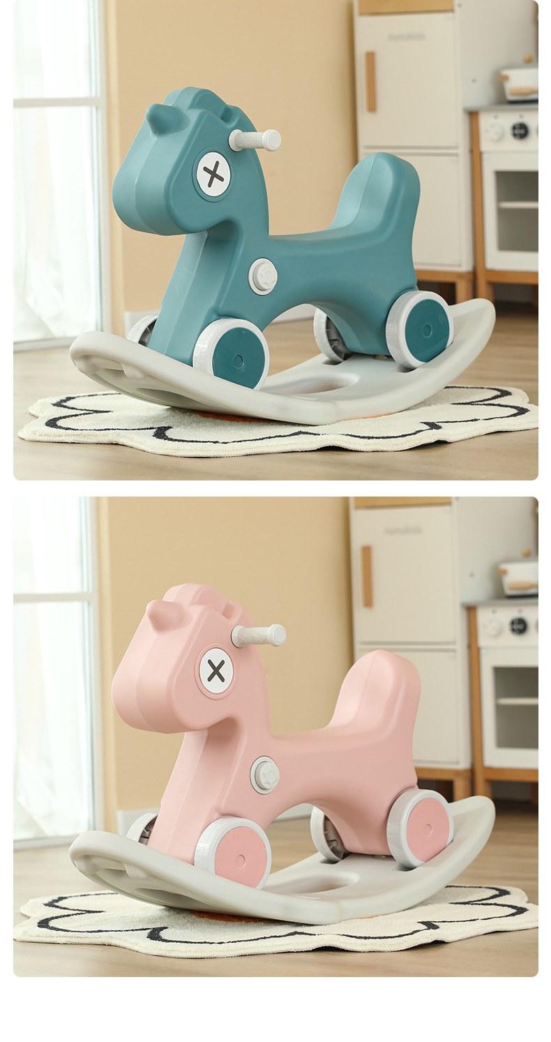 木马儿童婴儿摇马宝宝摇椅溜溜车二合一宝宝1周岁女孩男孩两用玩详情16