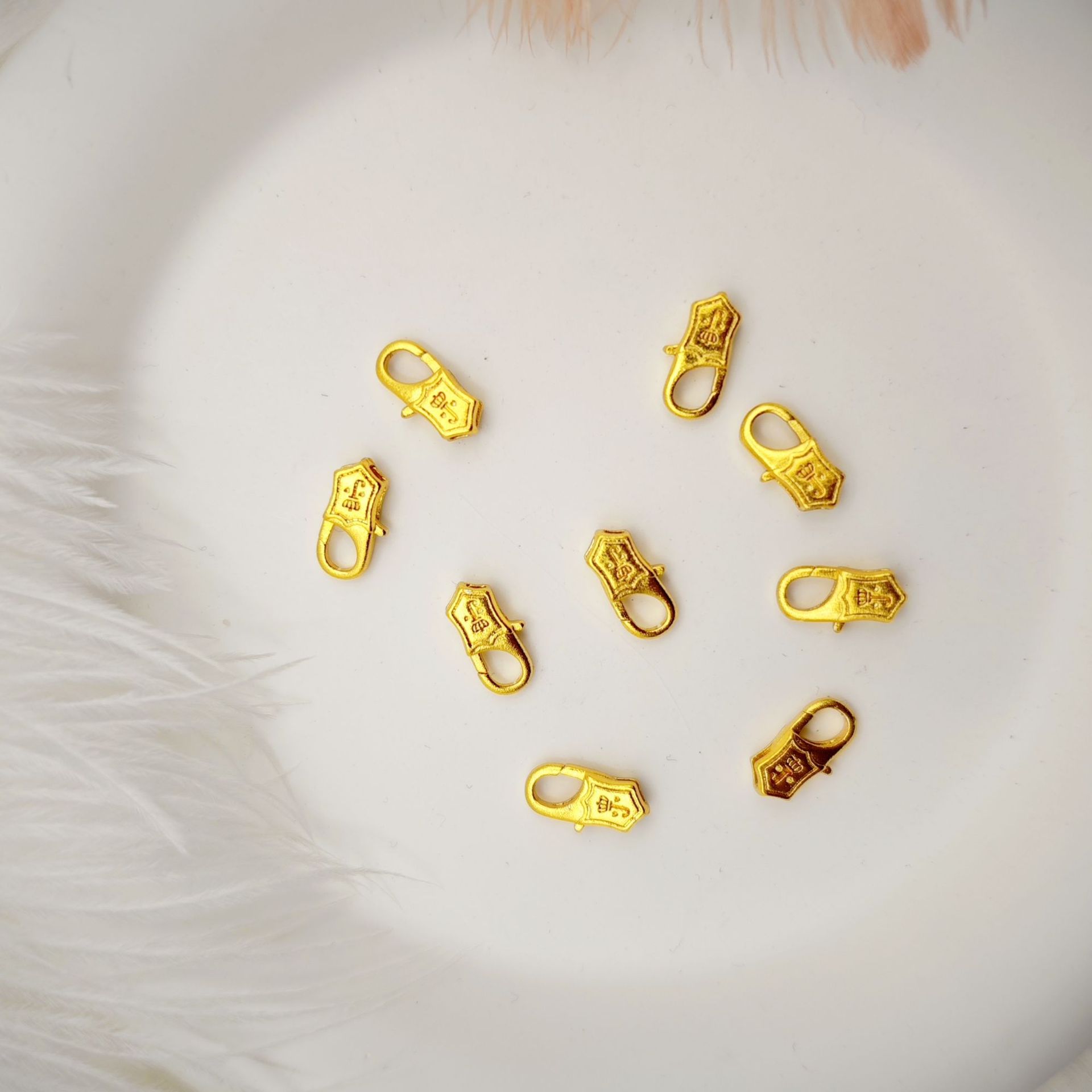 保色古法金饰品扣异型扣diy手链项链扣连接扣详情12