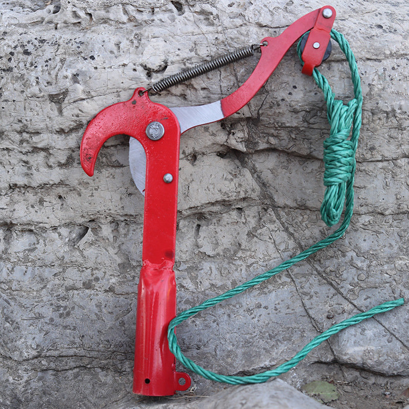 五金园林农用工具高空剪黑色带绳滑轮果枝剪枝剪带夹摘果高枝剪刀详情22