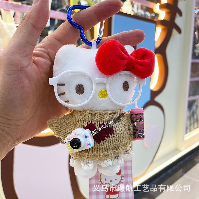 【 Authentic 】hellokitty plush bag Pendant for Girls, KT doll, Birthday gift, kt Cat pic 8