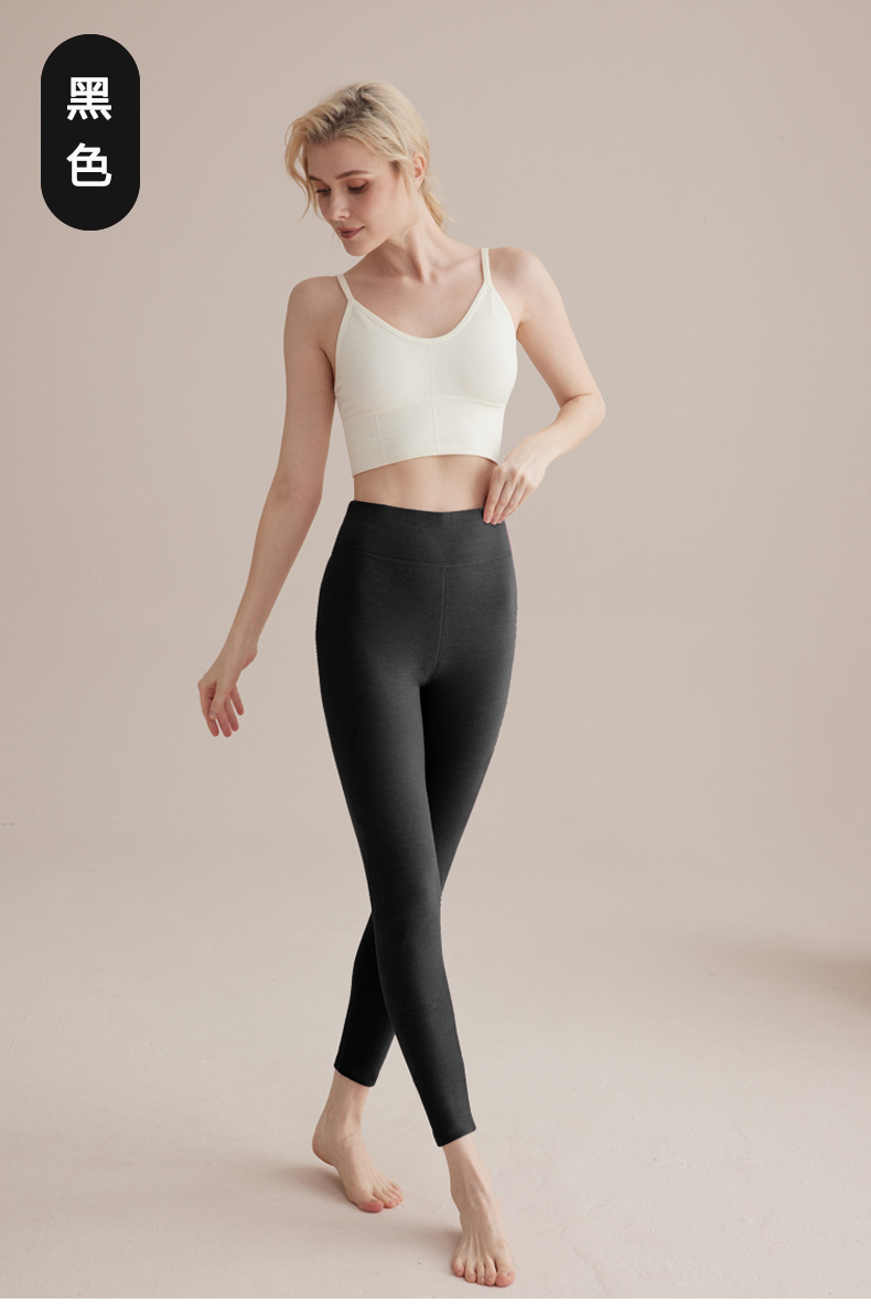 高腰秋裤女士薄款德绒内穿大码加厚加绒裤线裤衬裤保暖裤冬季纯色详情30