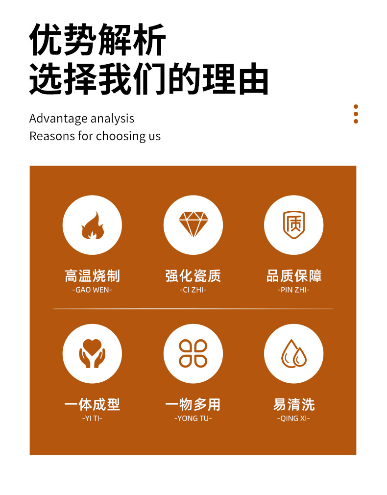 时光漫步陶瓷筷子家用高档防霉耐高温一人一筷白色瓷筷10双装礼物详情5
