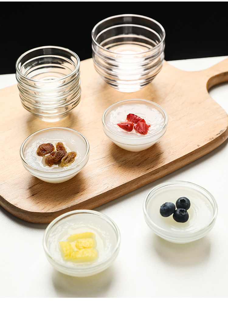 Pot cake mold, glass bowl, pot cake bowl, high-temperature resistant commercial small bowl, pudding jelly, beauty bowl, water chestnut cake pic 8