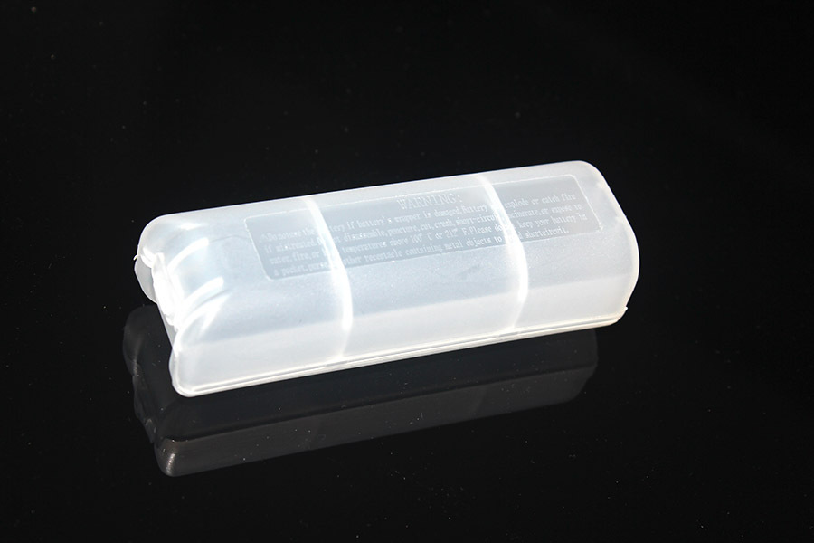 Single-section extended pointed 18650 battery box, 18650 storage box, 21700 plastic box, PP box pic 2