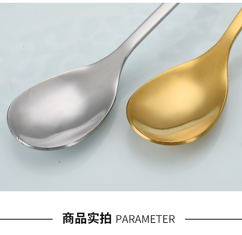 网红创意不锈钢餐具树叶勺叉餐厅奶茶店咖啡搅拌勺甜品蛋糕叉子详情10