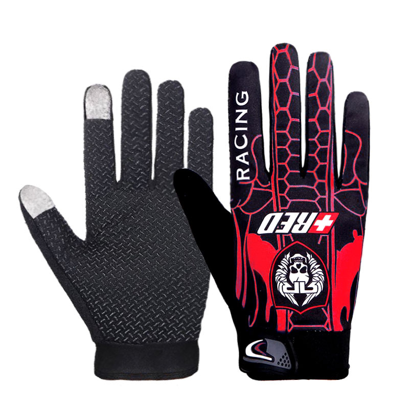 骑行手套户外长指运动骑车登山男女士触屏仿滑春夏季全指手套详情8