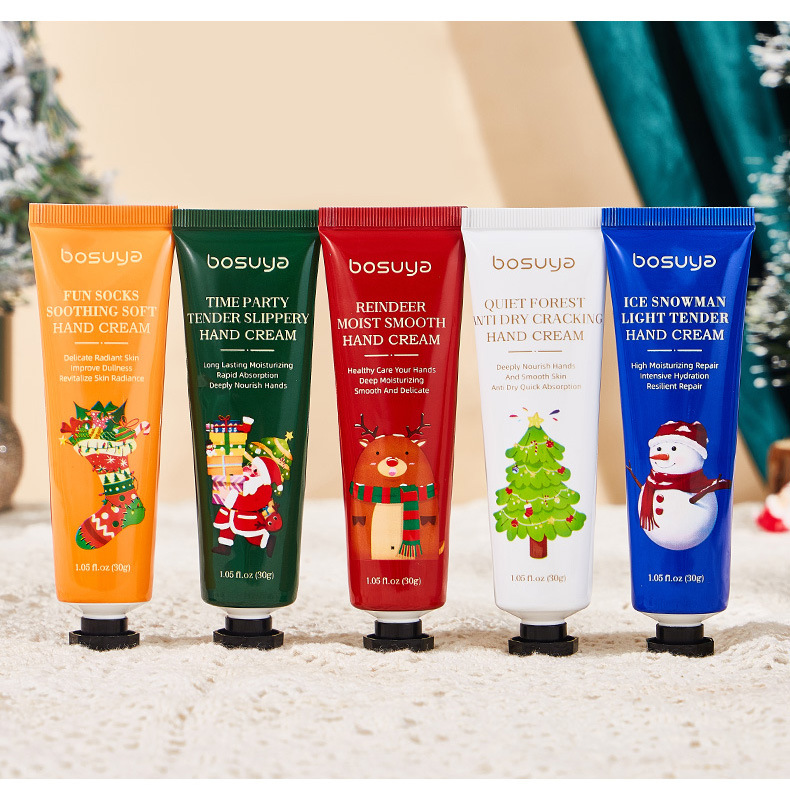 【跨境专供】bosuya圣诞护手霜滋润保湿补水秋冬防干裂护手霜批发详情17