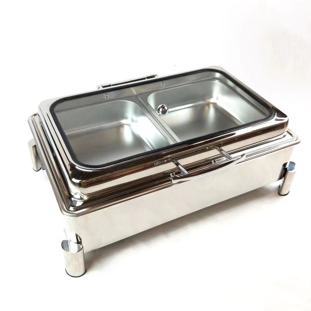 Buffet stove, stainless steel visible thickened, restaurant and hotel household insulated stove, Bufei stove wholesale, cross-border Amazon pic 3