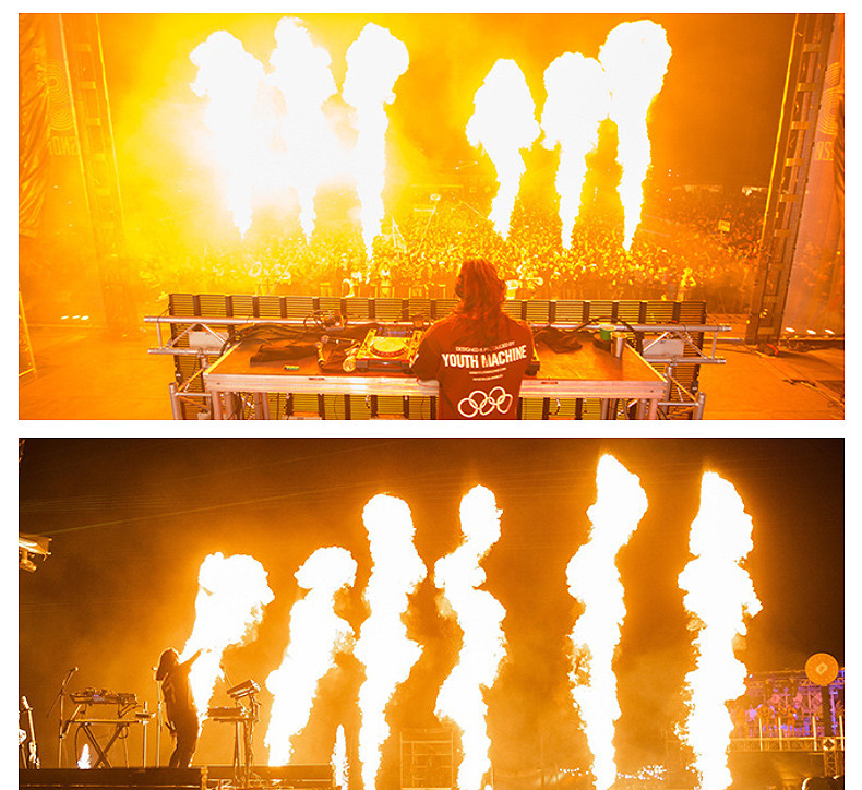 舞台喷火机dmx512火柱机真火焰机户外大型表演气氛特效设备详情11