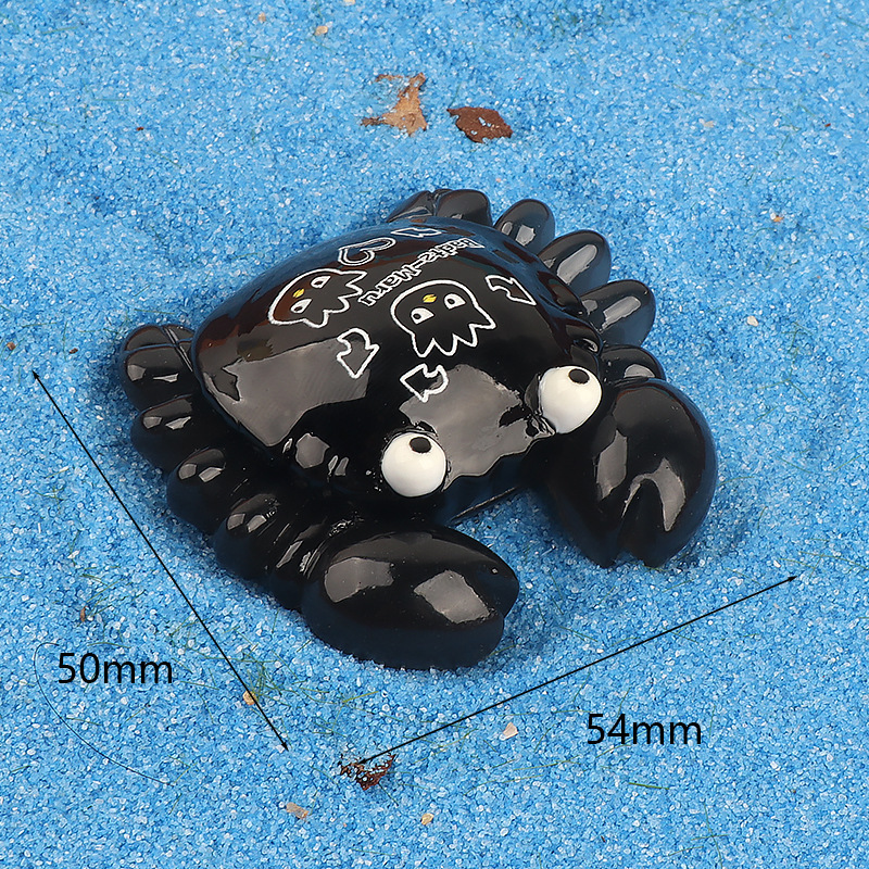 Creative cartoon glow-in-light cute Sanliou little crab three-dimensional micro-landscape decoration DIY decorative blind bag accessories pic 9