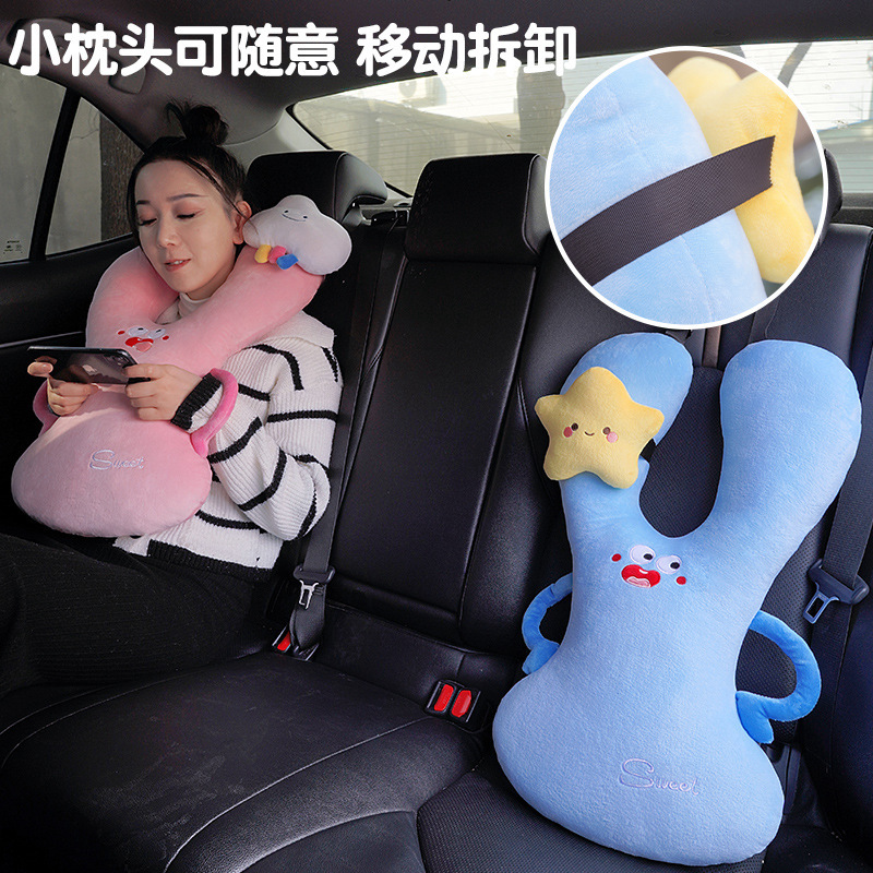 卡通Y车载抱睡枕柔软舒适车载好物男女适用冬季好物详情10