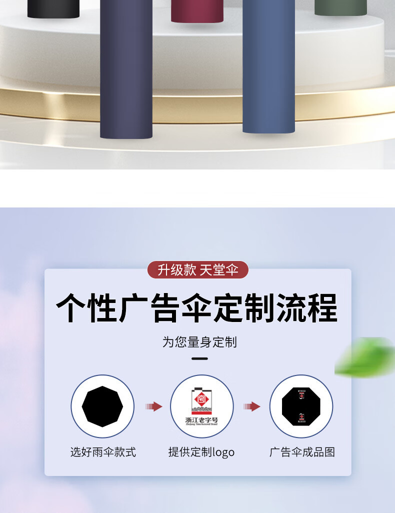 天堂雨伞大号紫外线折叠超大双人加固太阳伞防晒男女两用晴雨黑胶详情4