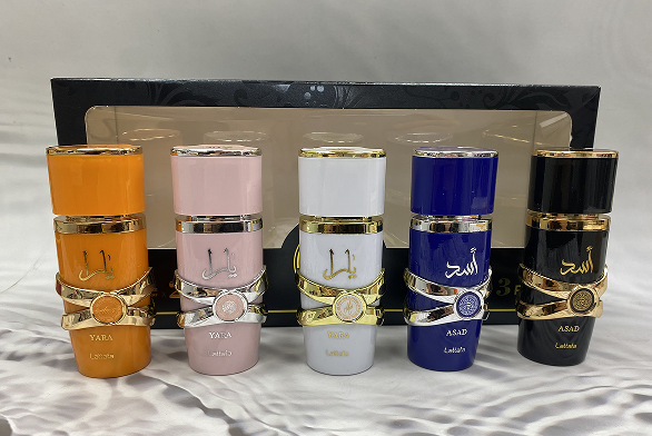 跨境爆款YARATOUSlattafa5件套盒阿拉伯香水迪拜中东外贸同款详情4