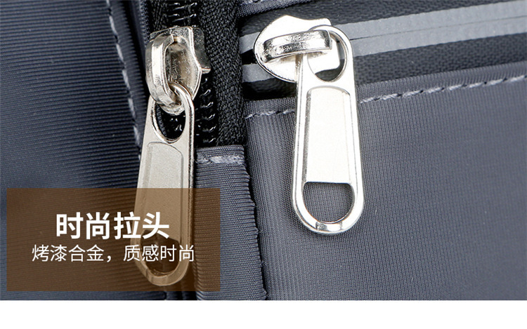 男士工地干活多功能防泼水大容量耐磨斜挎包骑行时尚胸包手机腰包详情37