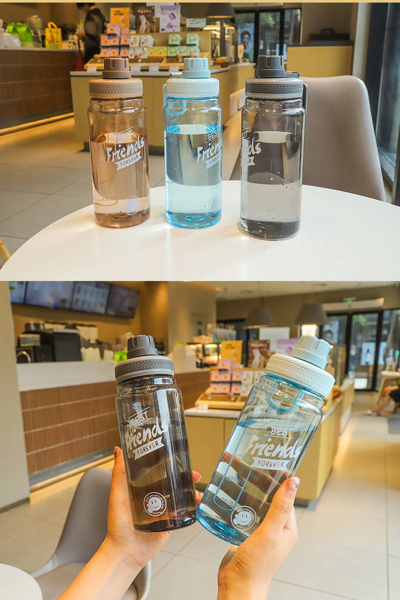 Simple and sporty water cup, anti-drop, portable and easy to use, large capacity, popular student, high appearance level, ton ton cup, summer water bottle pic 10