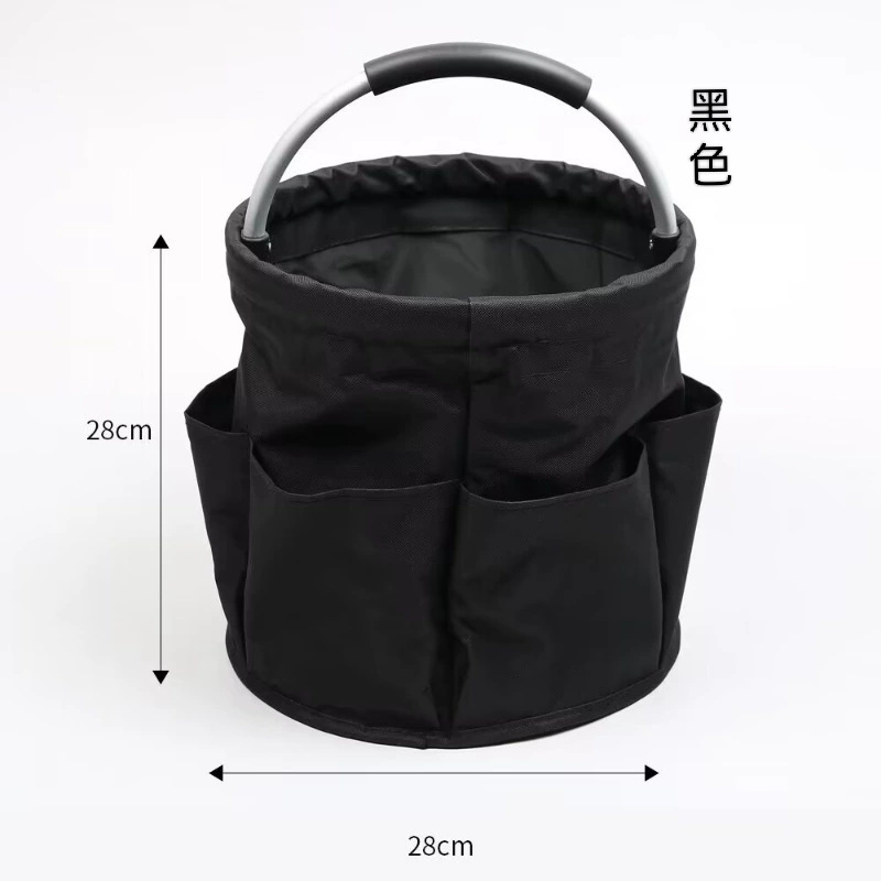 新便携杂物水果收纳篮野餐篮手提牛津布洗漱收纳旅行游泳工具收纳详情20